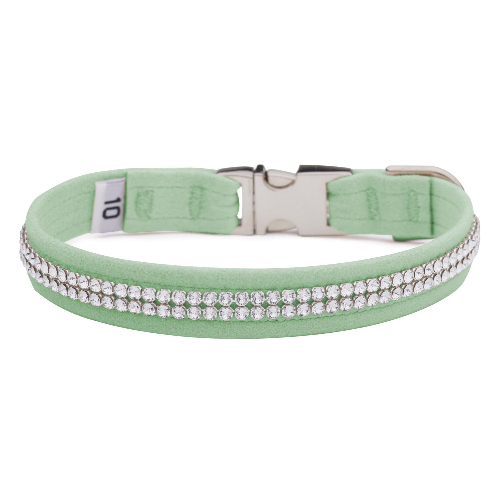 Mint 2 Row Giltmore Perfect Fit Collar - Rocky & Maggie's Pet Boutique and Salon