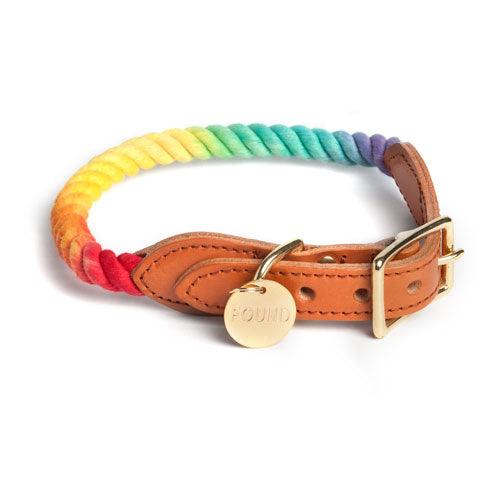 ROPE & LEATHER CAT & DOG COLLAR - Rocky & Maggie's Pet Boutique and Salon