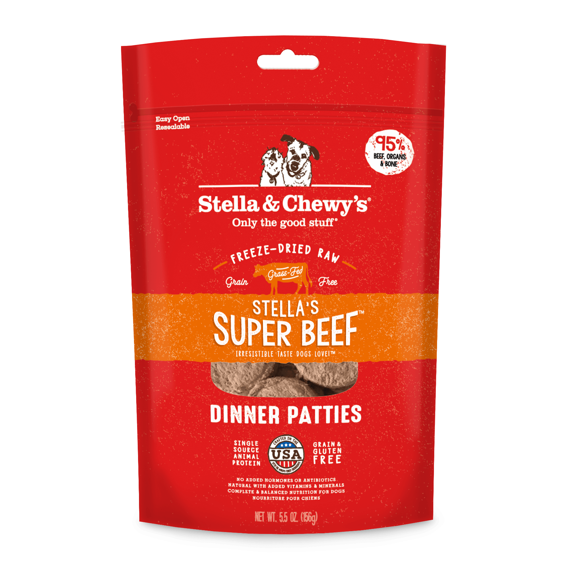 Stella & Chewy's Dinner Patties Freeze-Dried Dog Food - Rocky & Maggie's Pet Boutique and Salon