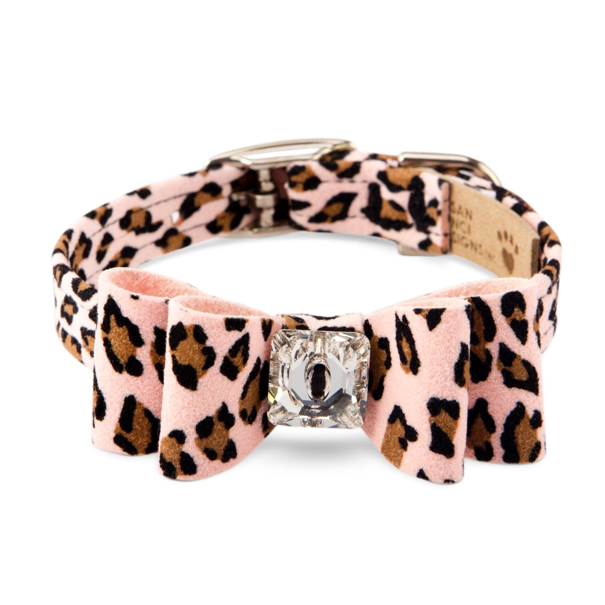 Cheetah Couture Big Bow Collar - Rocky & Maggie's Pet Boutique and Salon