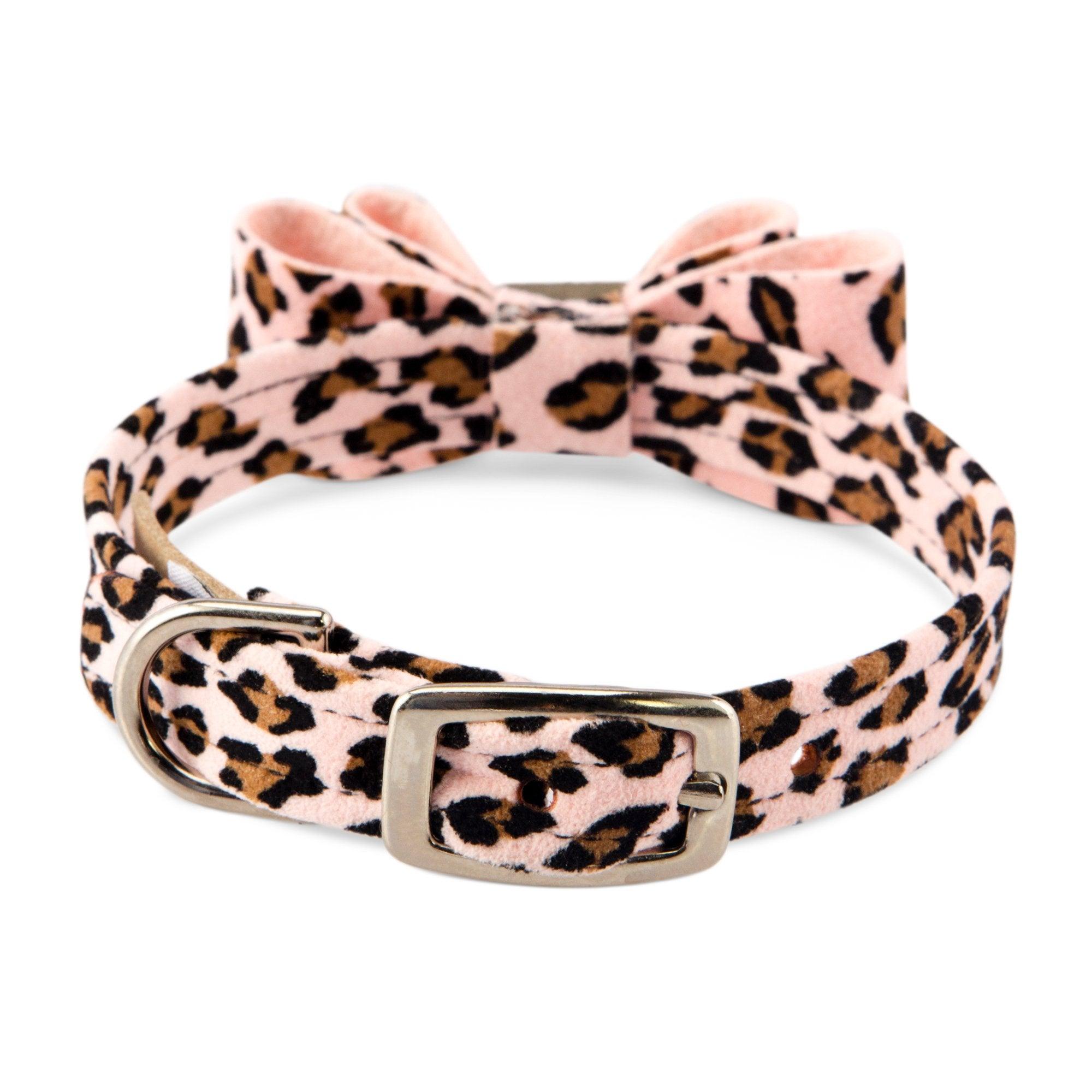 Cheetah Couture Big Bow Collar - Rocky & Maggie's Pet Boutique and Salon