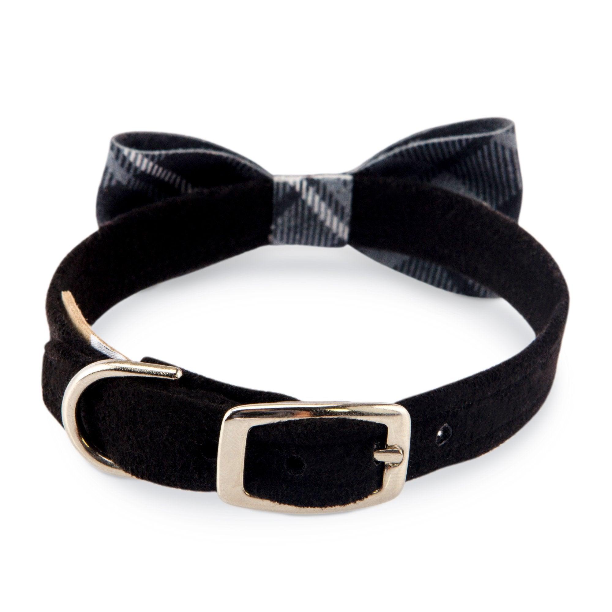 Scotty Collar Charcoal Plaid - Rocky & Maggie's Pet Boutique and Salon