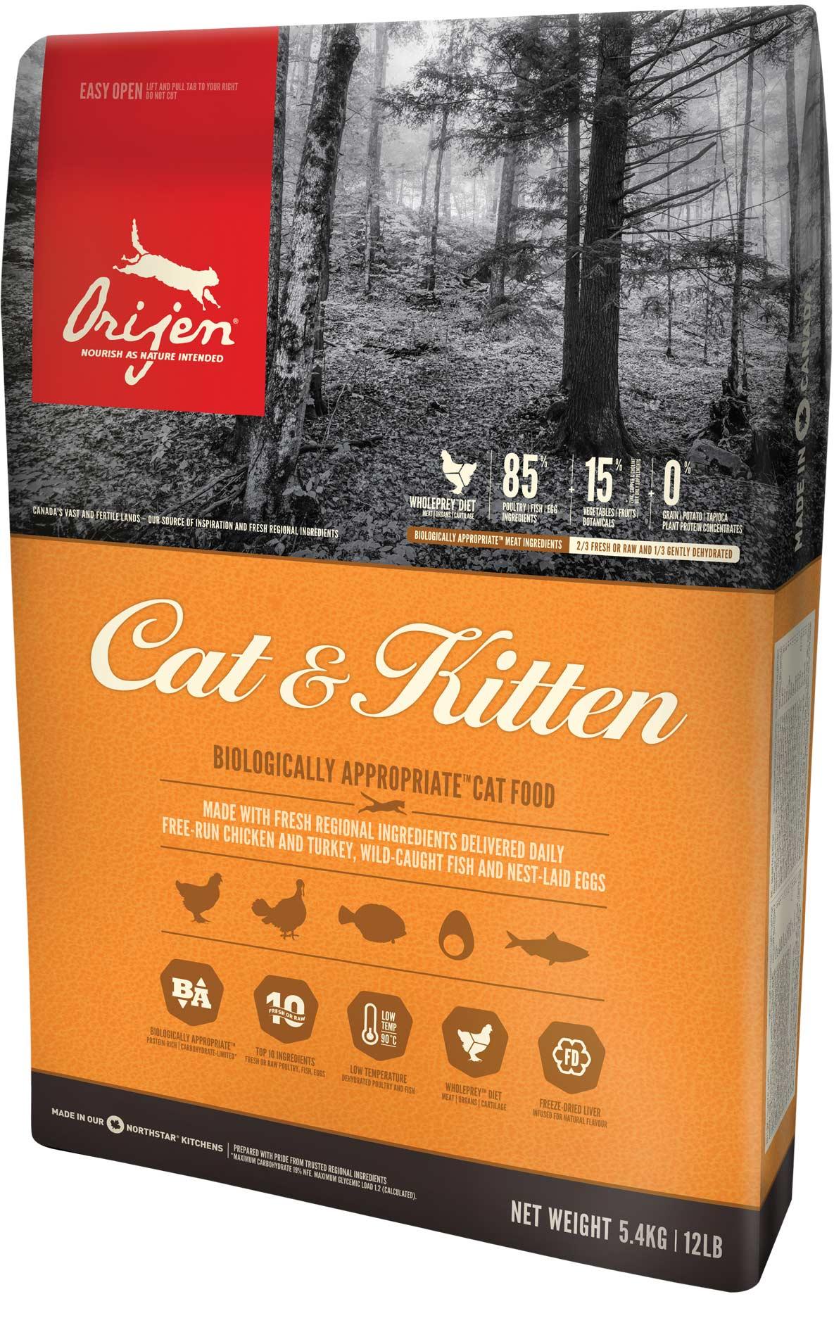Orijen Cat & Kitten Food - Rocky & Maggie's Pet Boutique and Salon