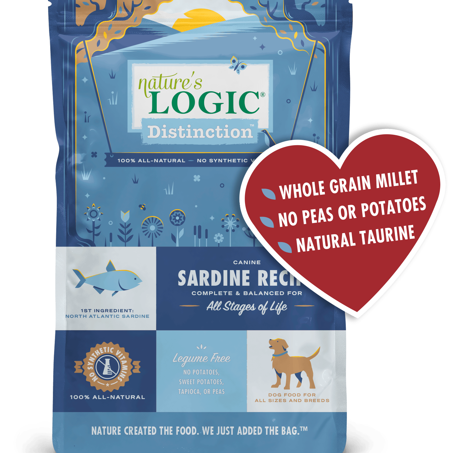 Nature's Logic Distinction Sardine Recipe, 24# - Rocky & Maggie's Pet Boutique and Salon