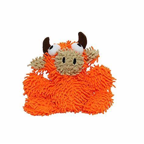 Mighty® Micro Ball Orange Bull Dog Toy, Medium - Rocky & Maggie's Pet Boutique and Salon