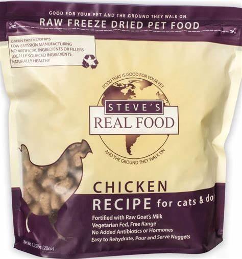 Steve's Real Food Freeze Dried Nuggets - Rocky & Maggie's Pet Boutique and Salon