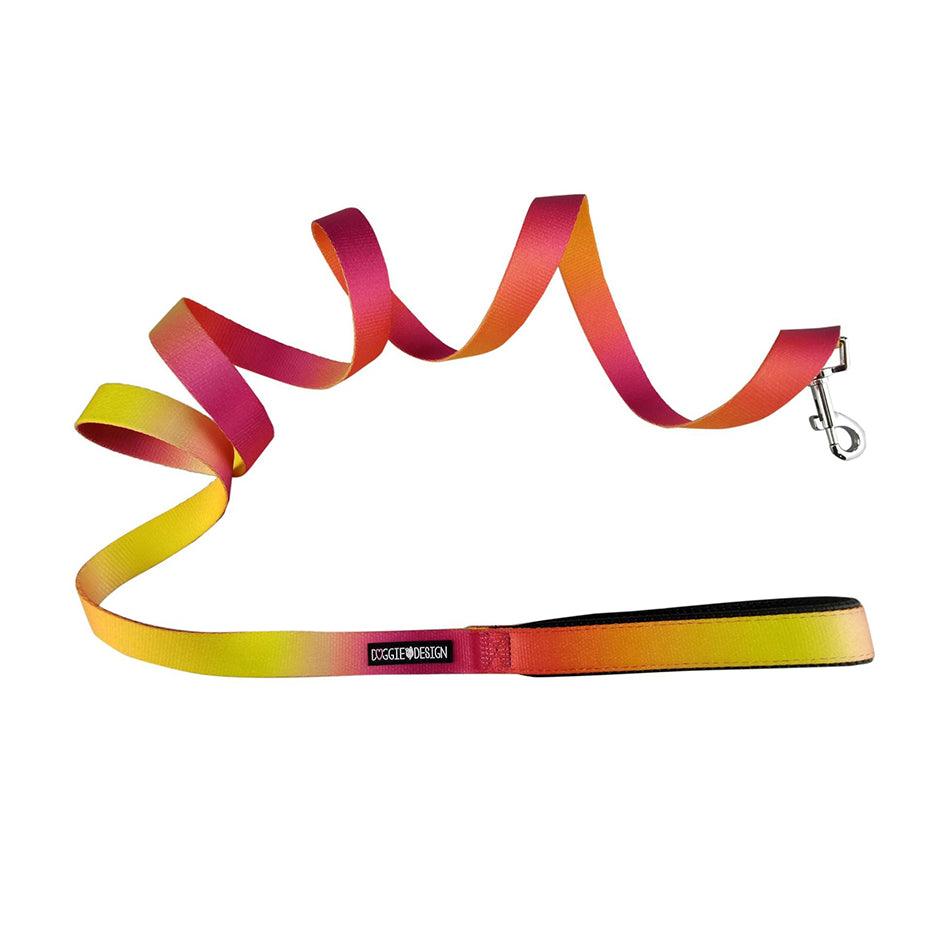 American River Ombre Leash - Raspberry Pink and Orange - Rocky & Maggie's Pet Boutique and Salon