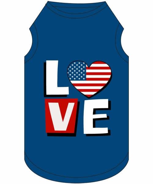 Love USA T-Shirt - Rocky & Maggie's Pet Boutique and Salon