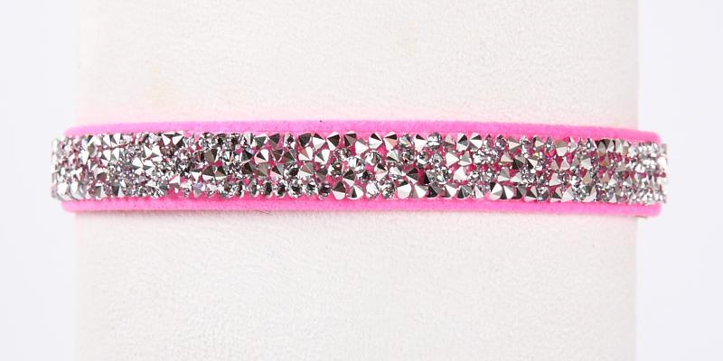 Pink Crystal Rocks Collar - Rocky & Maggie's Pet Boutique and Salon