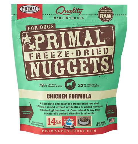Chicken Formula Nuggets Grain-Free Raw Freeze-Dried Dog Food - Rocky & Maggie's Pet Boutique and Salon