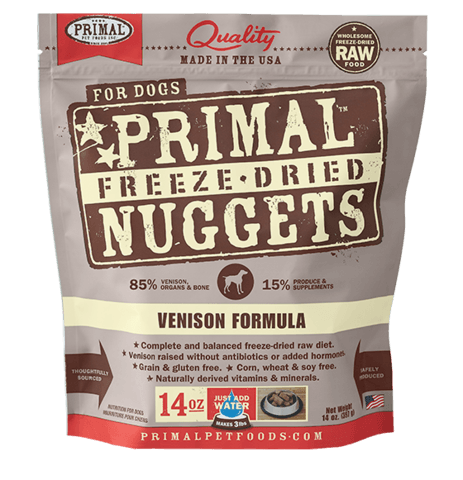 Venison Nuggets Grain-Free Raw Freeze-Dried Dog Food - Rocky & Maggie's Pet Boutique and Salon