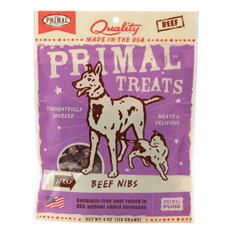 Beef Nibs Jerky Dog & Cat Treats, 4oz - Rocky & Maggie's Pet Boutique and Salon