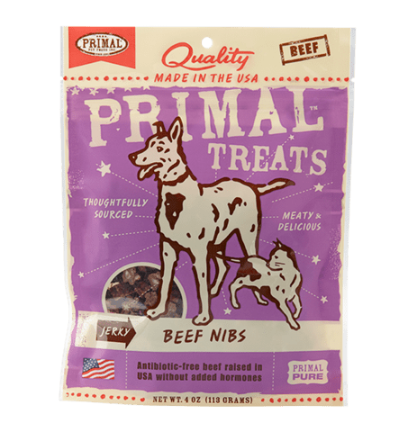 Beef Nibs Jerky Dog & Cat Treats, 4oz - Rocky & Maggie's Pet Boutique and Salon