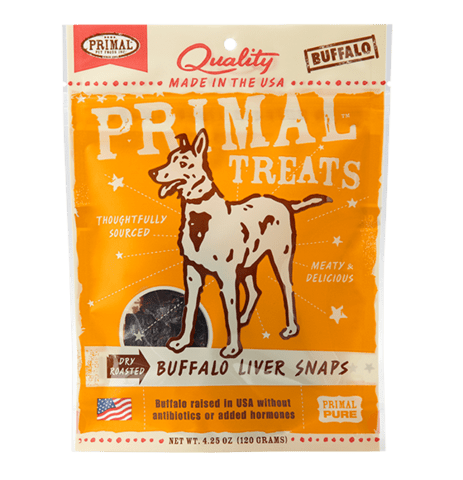 Buffalo Liver Snaps Dry Roasted Dog Treats, 4.25oz - Rocky & Maggie's Pet Boutique and Salon