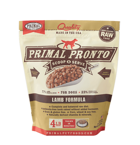 Pronto Lamb Scoop & Serve Dog Food, 4# - Rocky & Maggie's Pet Boutique and Salon