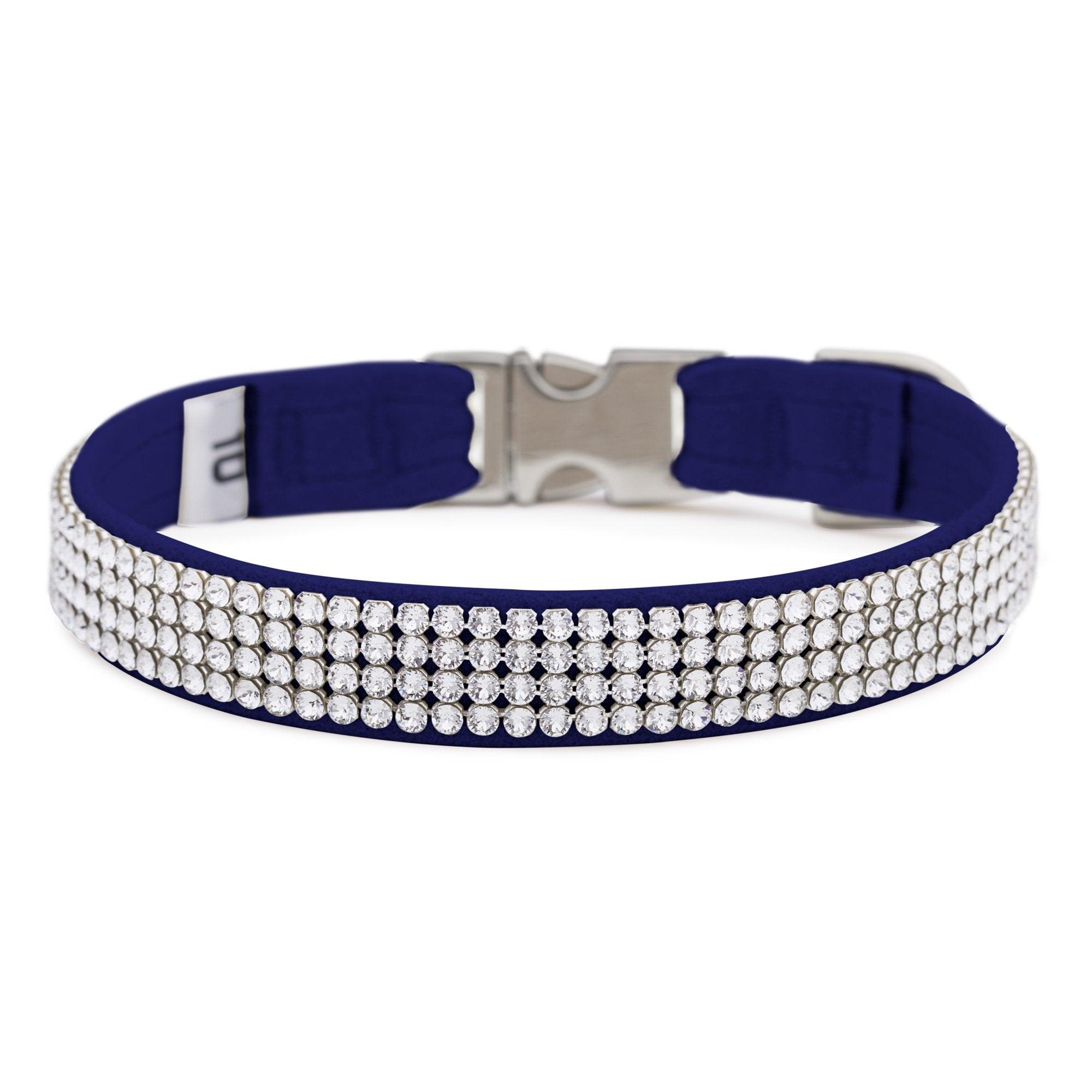 Indigo 4 Row Giltmore Perfect Fit Collar - Rocky & Maggie's Pet Boutique and Salon