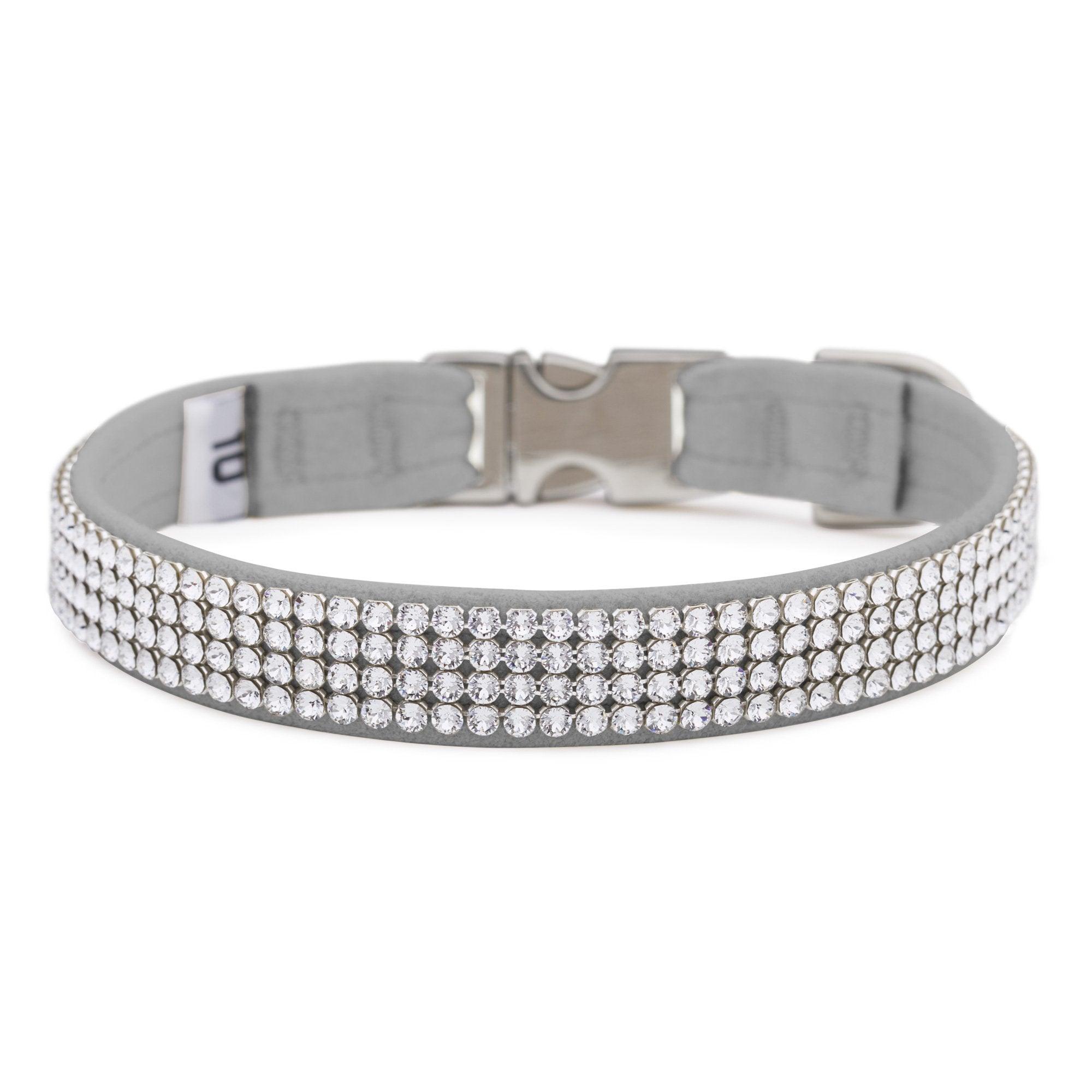 Platinum 4 Row Giltmore Perfect Fit Collar - Rocky & Maggie's Pet Boutique and Salon