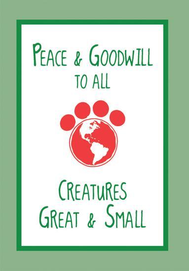 Peace Goodwill Greeting Card - Rocky & Maggie's Pet Boutique and Salon