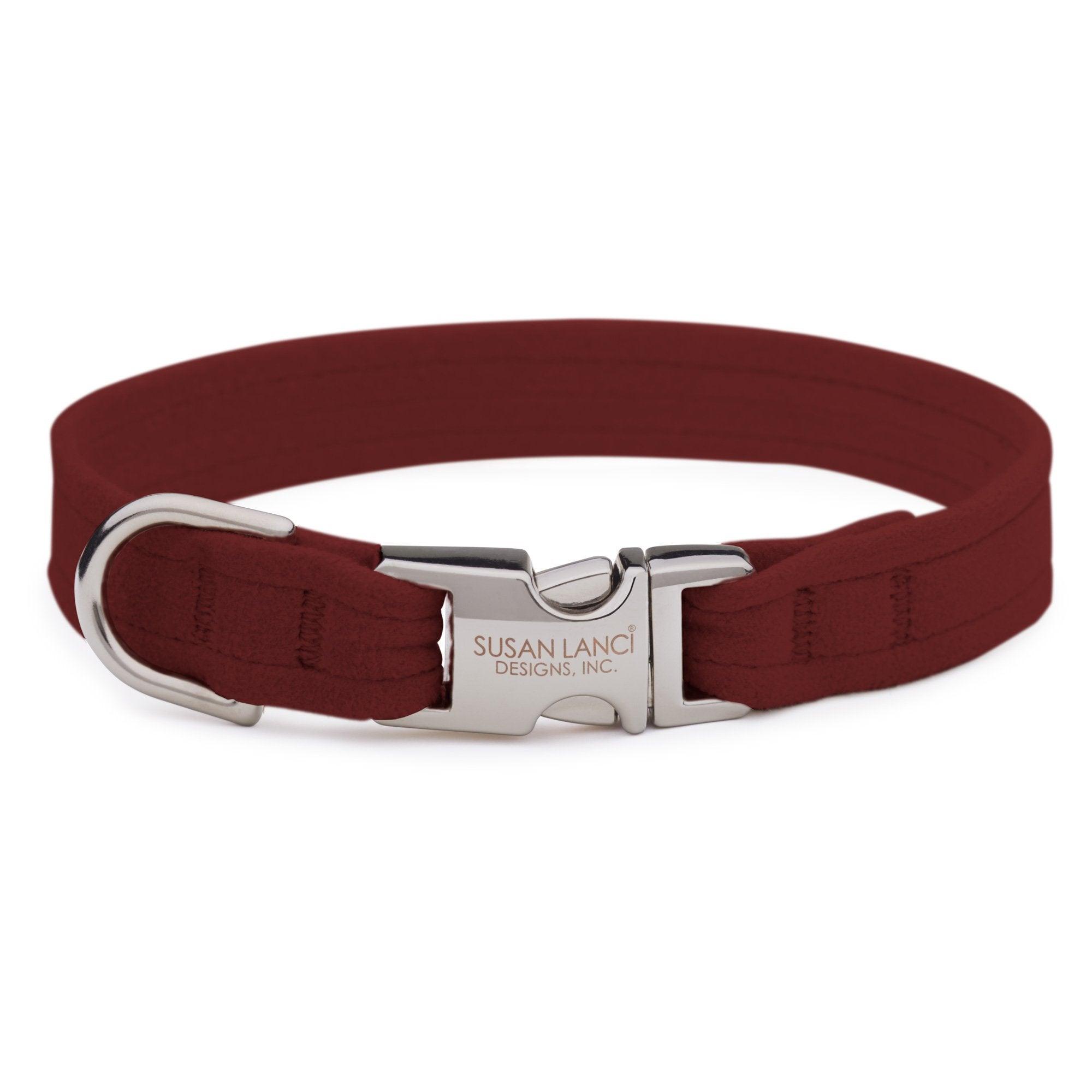 Burgundy Perfect Fit Collar - Rocky & Maggie's Pet Boutique and Salon