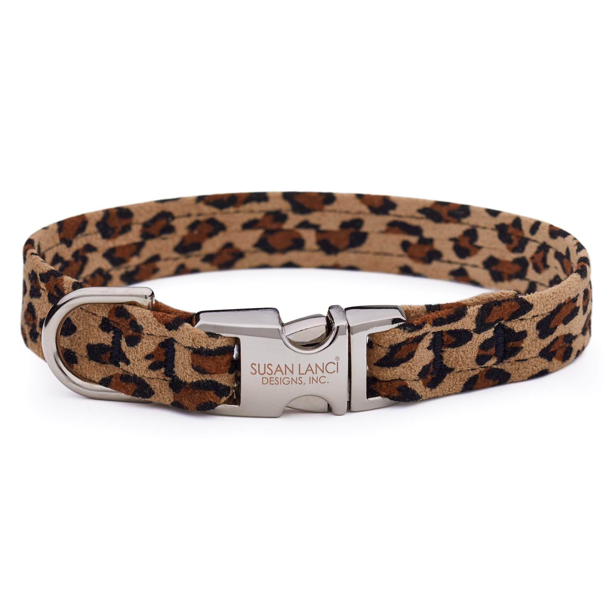 Cheetah Perfect Fit Collar - Rocky & Maggie's Pet Boutique and Salon