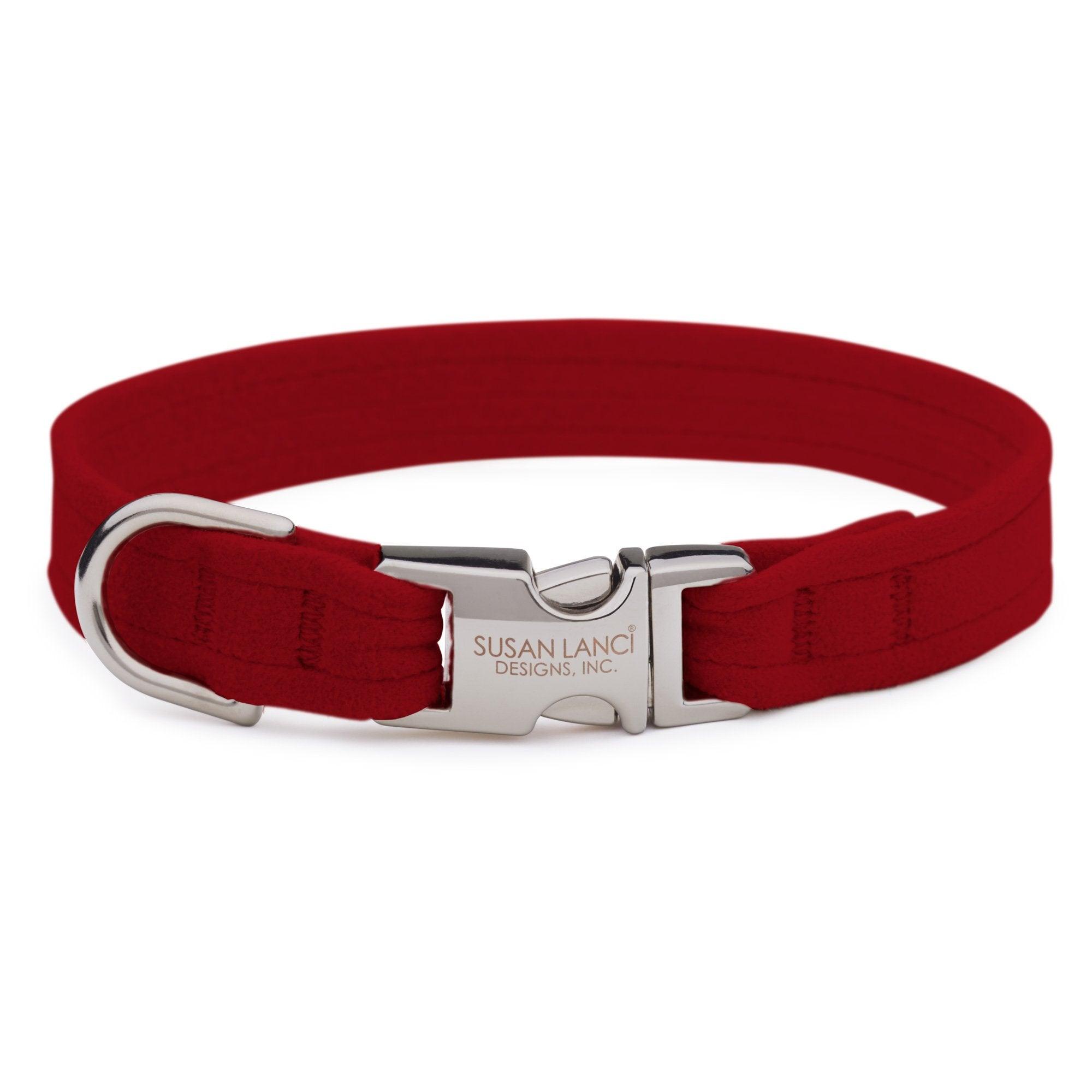 Red Perfect Fit Collar - Rocky & Maggie's Pet Boutique and Salon