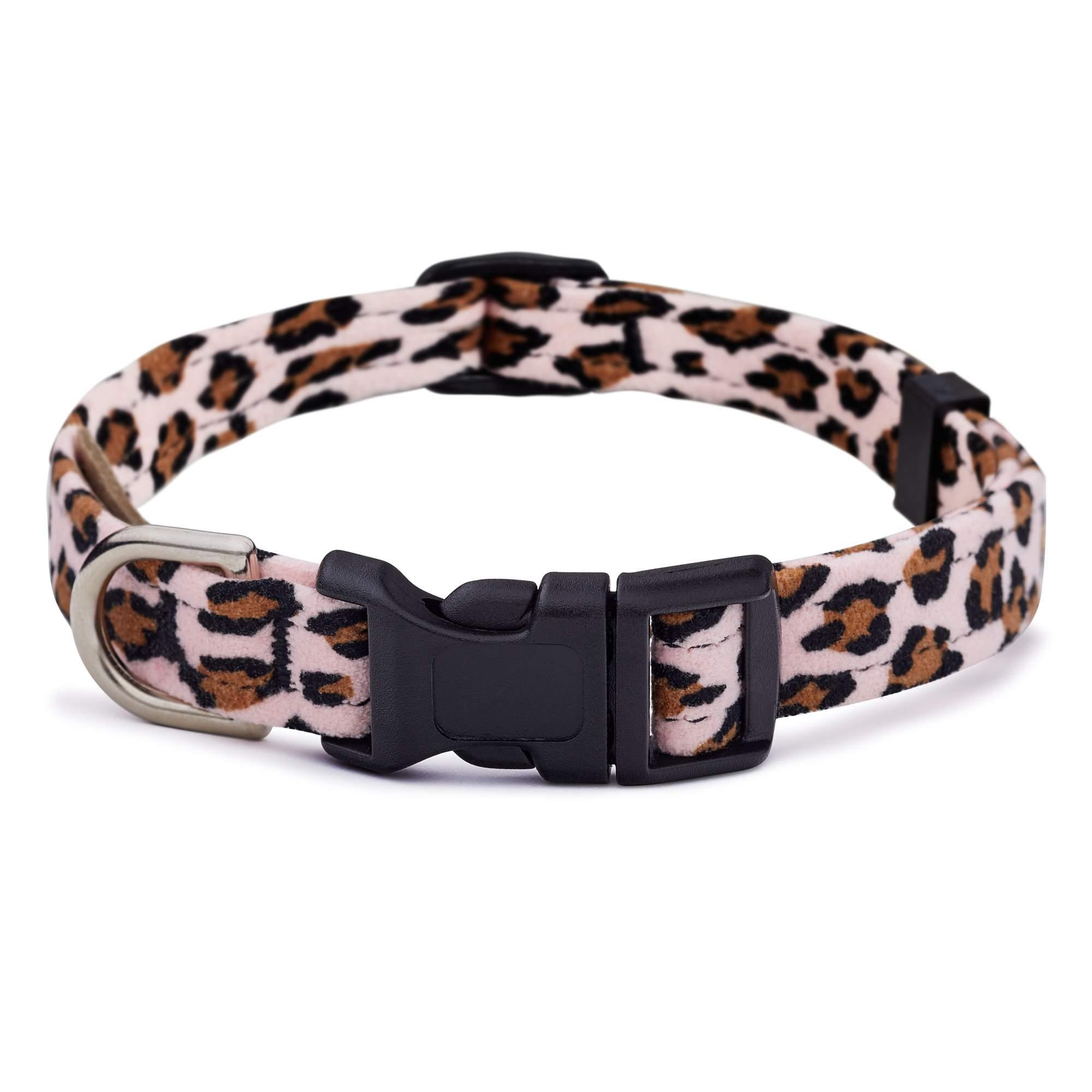 Pink Cheetah Quick Release Collar - Rocky & Maggie's Pet Boutique and Salon