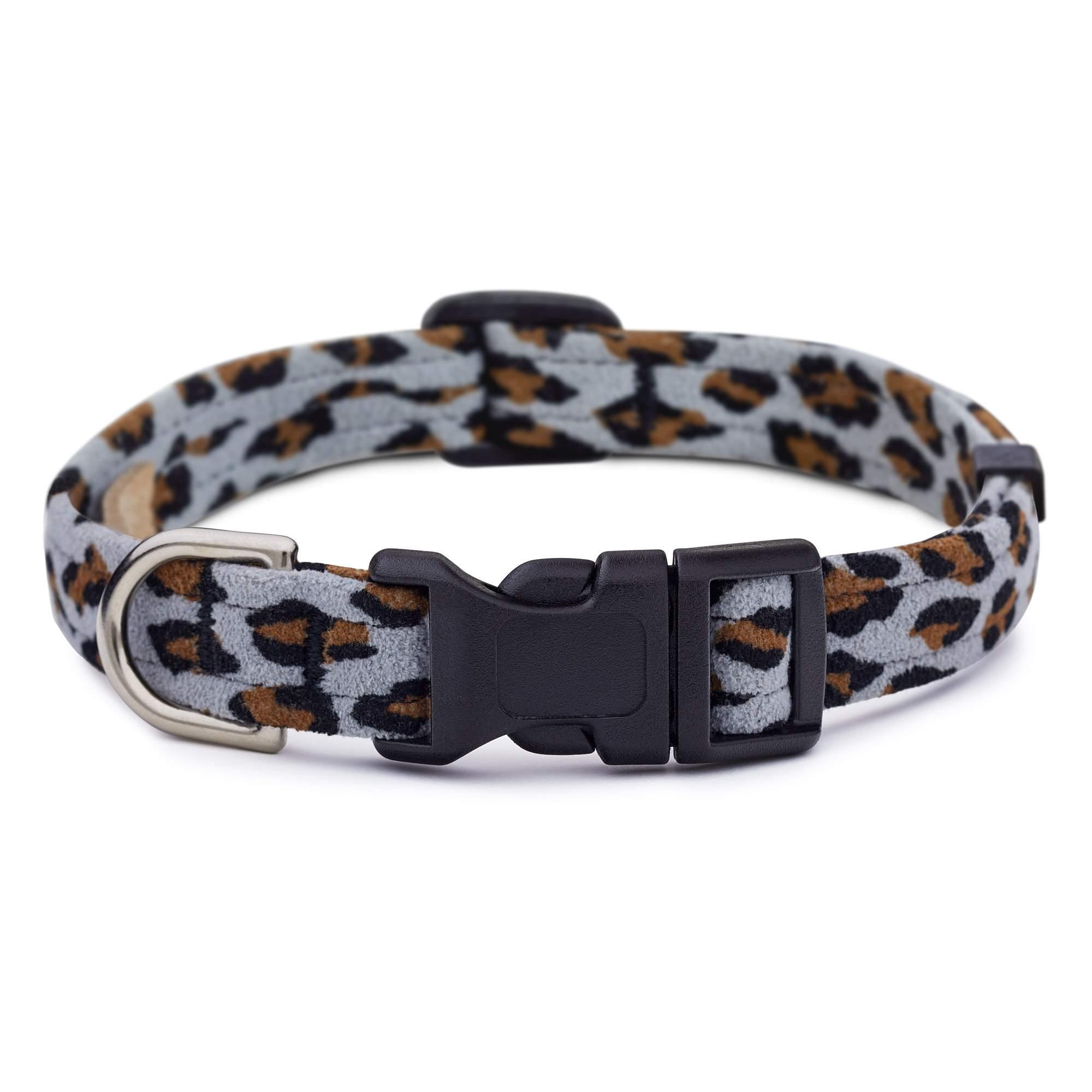 Cheetah Platinum Quick Release Collar - Rocky & Maggie's Pet Boutique and Salon