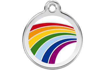 Red Dingo Stainless Steel with Enamel- Colors as shown - Rocky & Maggie's Pet Boutique and Salon