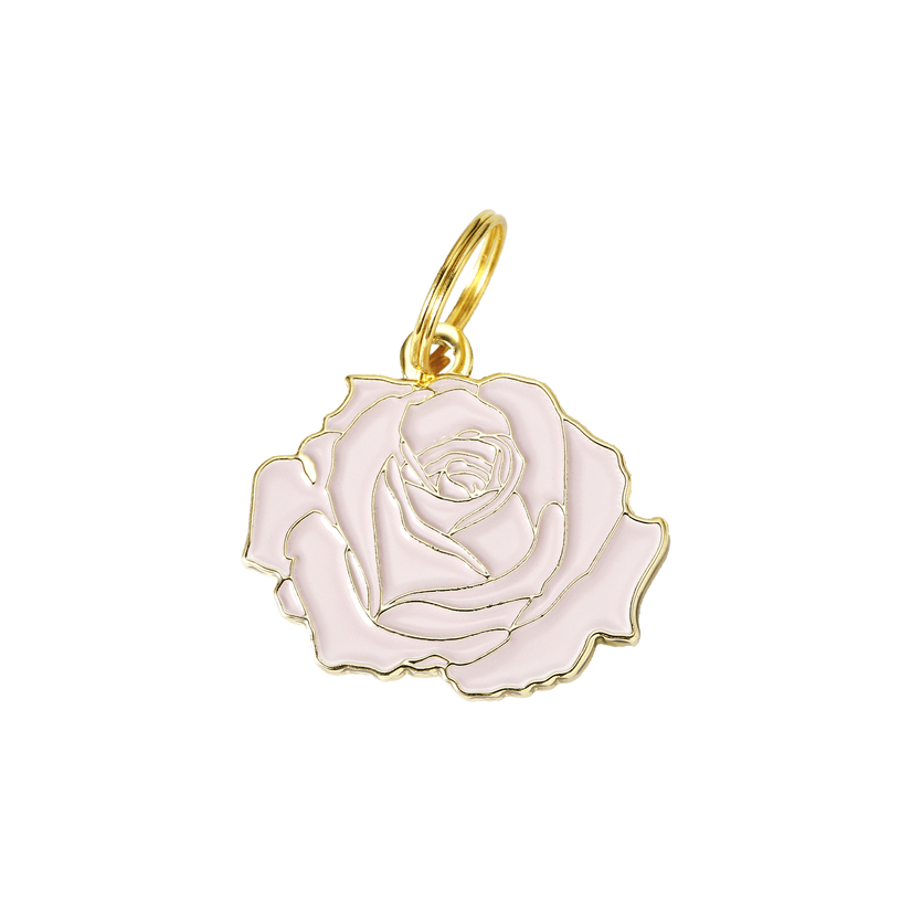 Rose Pet ID Tag - Rocky & Maggie's Pet Boutique and Salon