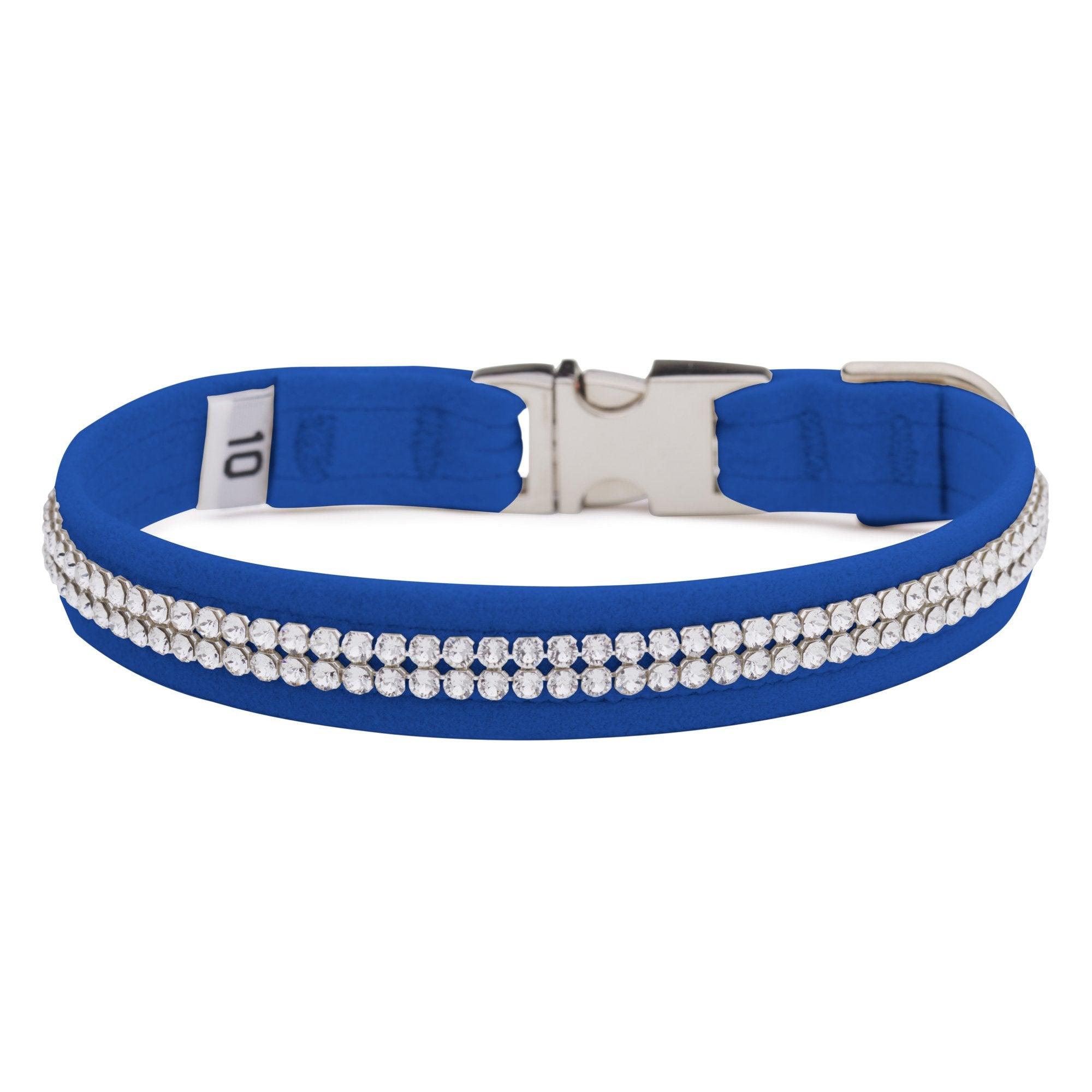 Royal Blue 2 Row Giltmore Perfect Fit Collar - Rocky & Maggie's Pet Boutique and Salon