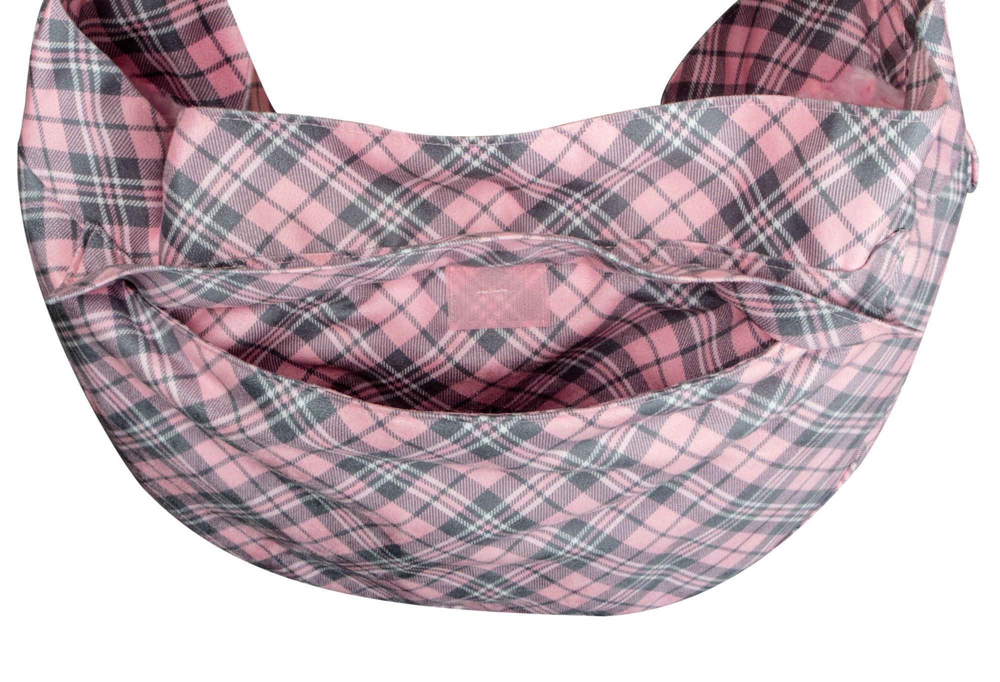 Scotty Puppy Pink Plaid Cuddle Carrier - Rocky & Maggie's Pet Boutique and Salon