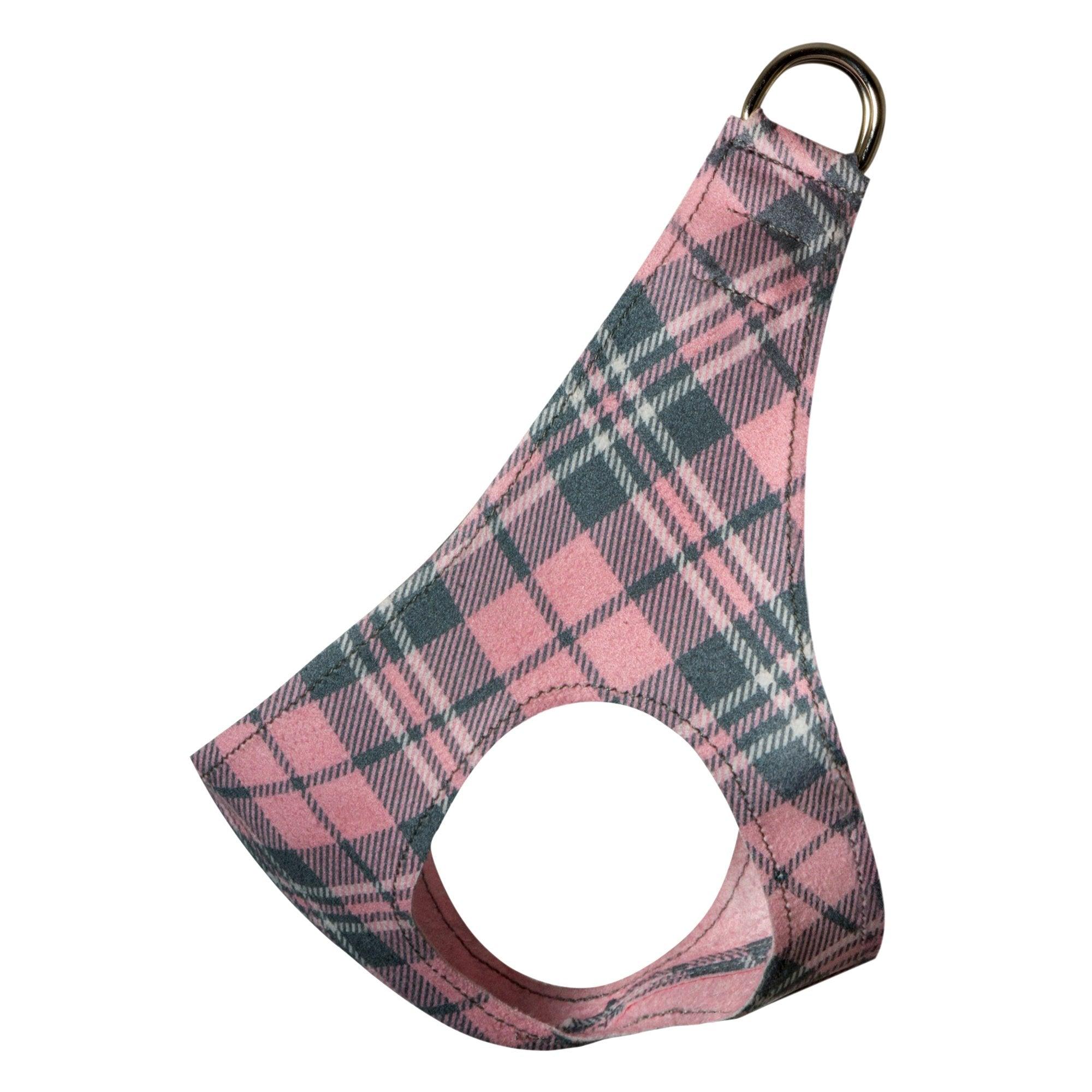 Scotty Step In Harness Puppy Pink Plaid - Rocky & Maggie's Pet Boutique and Salon