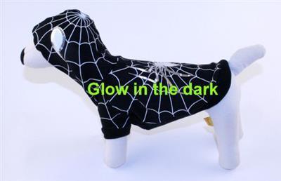 Spider Dog Black (Glow in the dark) Costume - Rocky & Maggie's Pet Boutique and Salon