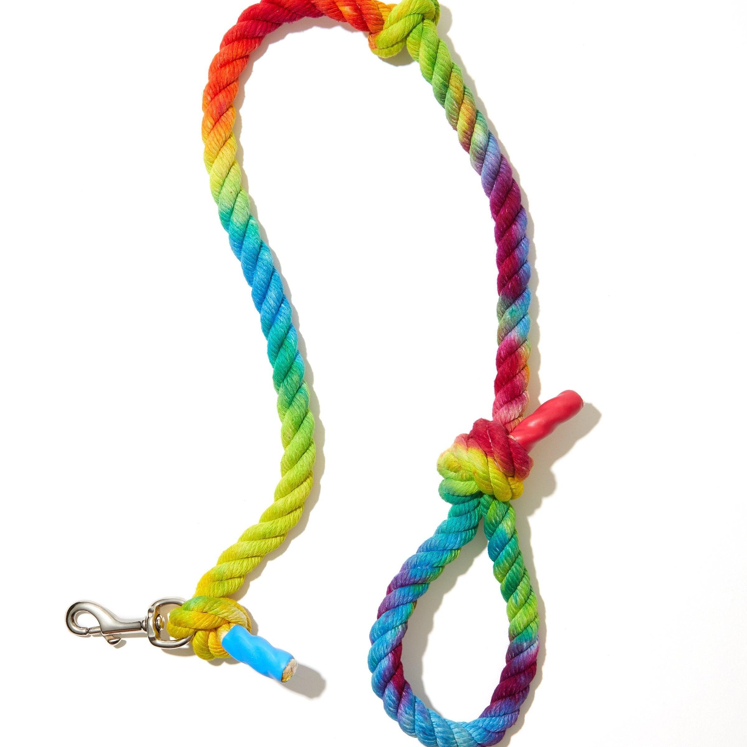 Catskills Indigo Tie-Dyed Rope Leash - Rocky & Maggie's Pet Boutique and Salon