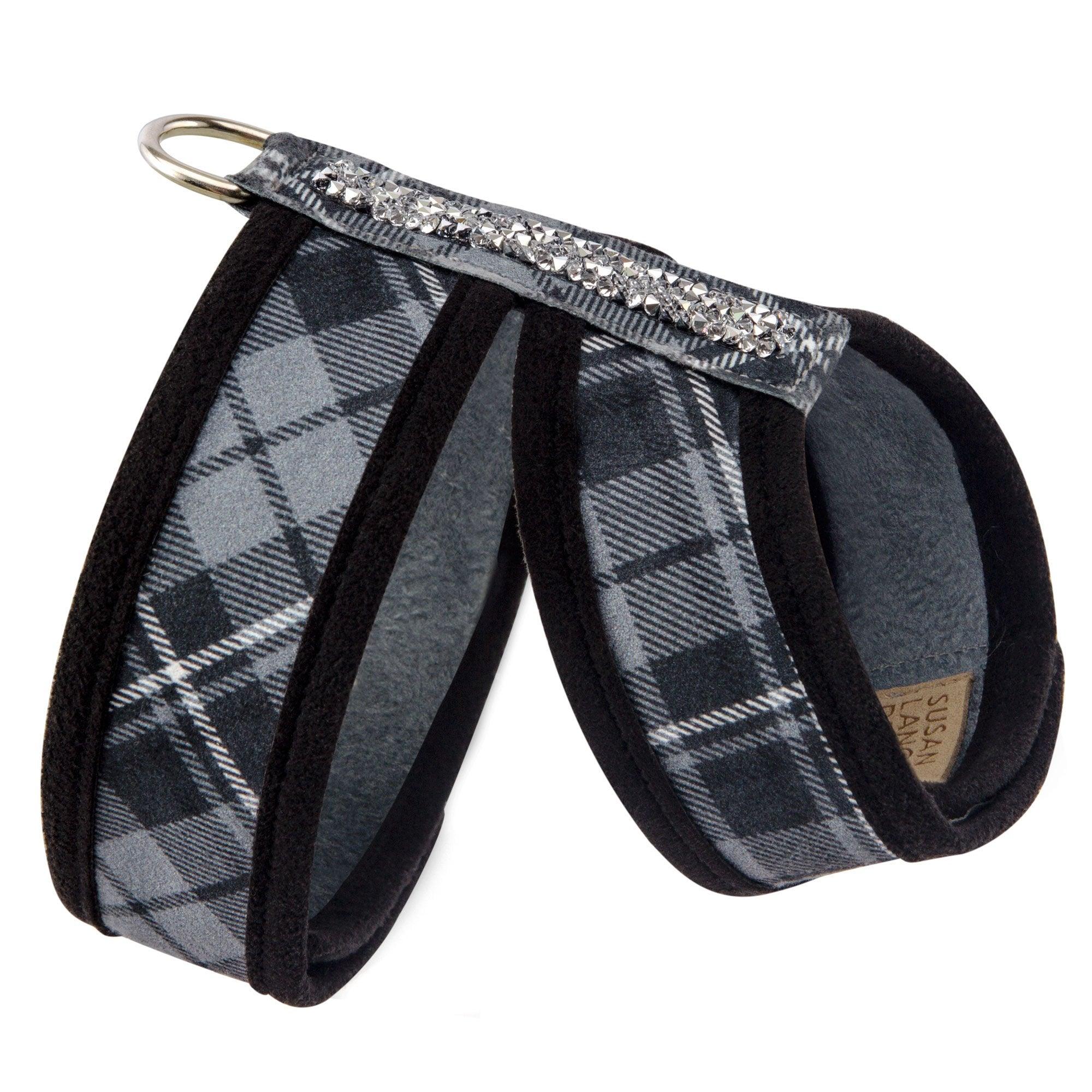 Scotty Tinkie Harness Charcoal Plaid - Rocky & Maggie's Pet Boutique and Salon