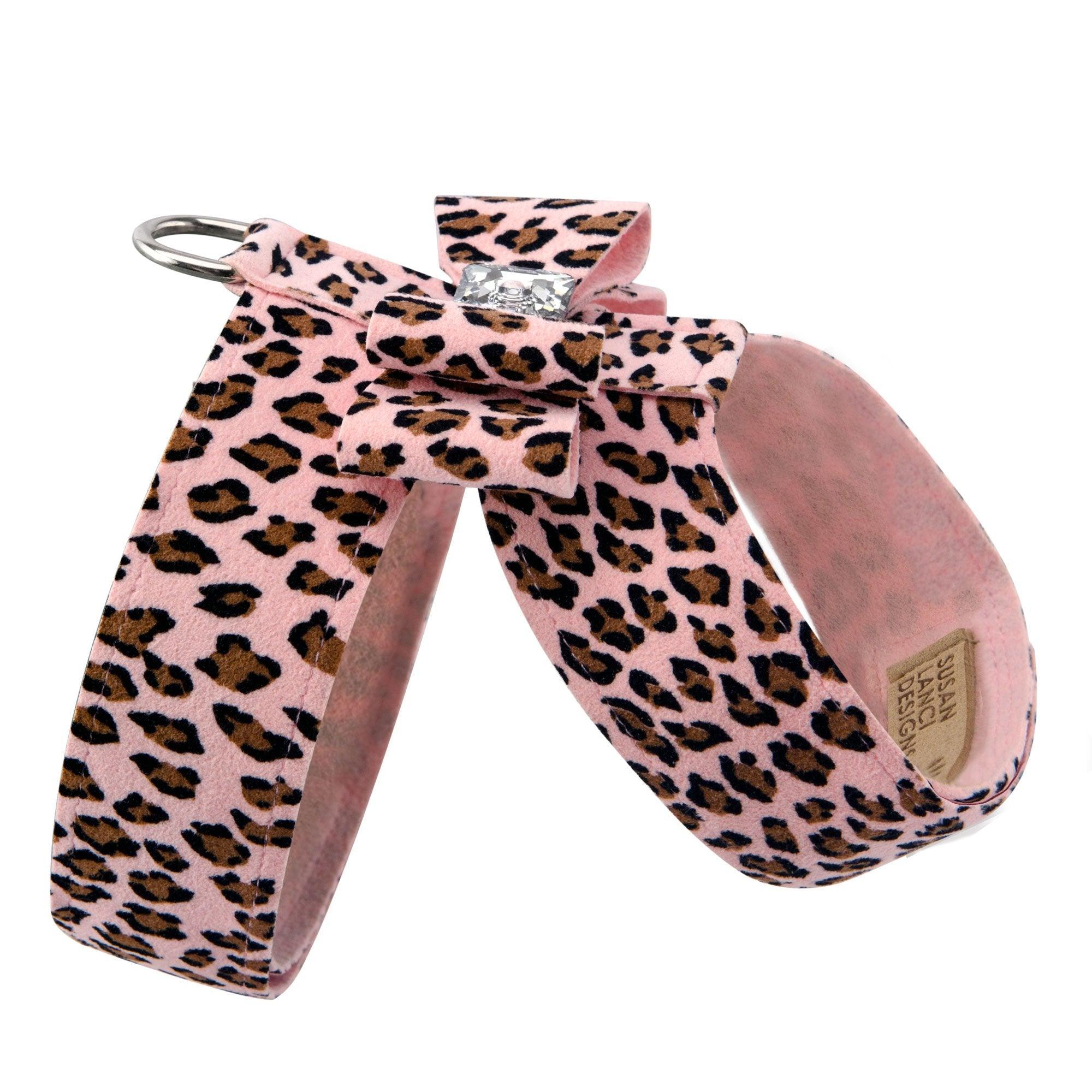 Cheetah Big Bow Tinkie Harness - Rocky & Maggie's Pet Boutique and Salon