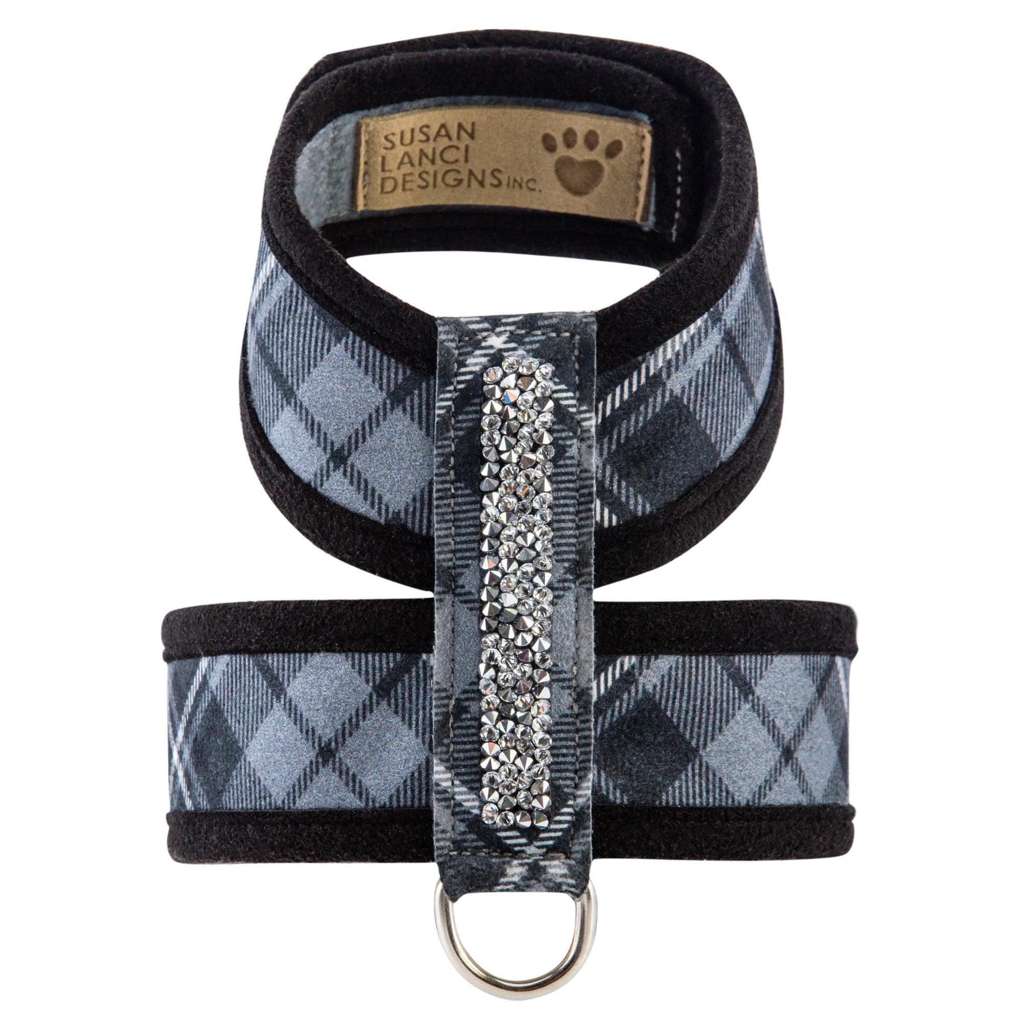 Scotty Tinkie Harness Charcoal Plaid - Rocky & Maggie's Pet Boutique and Salon