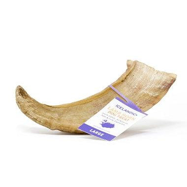 Icelandic+ Lamb Horn Dog Treat - Rocky & Maggie's Pet Boutique and Salon