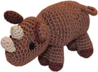 Knit Knacks Ruby the Rhino Organic Cotton Small Dog Toy - Rocky & Maggie's Pet Boutique and Salon