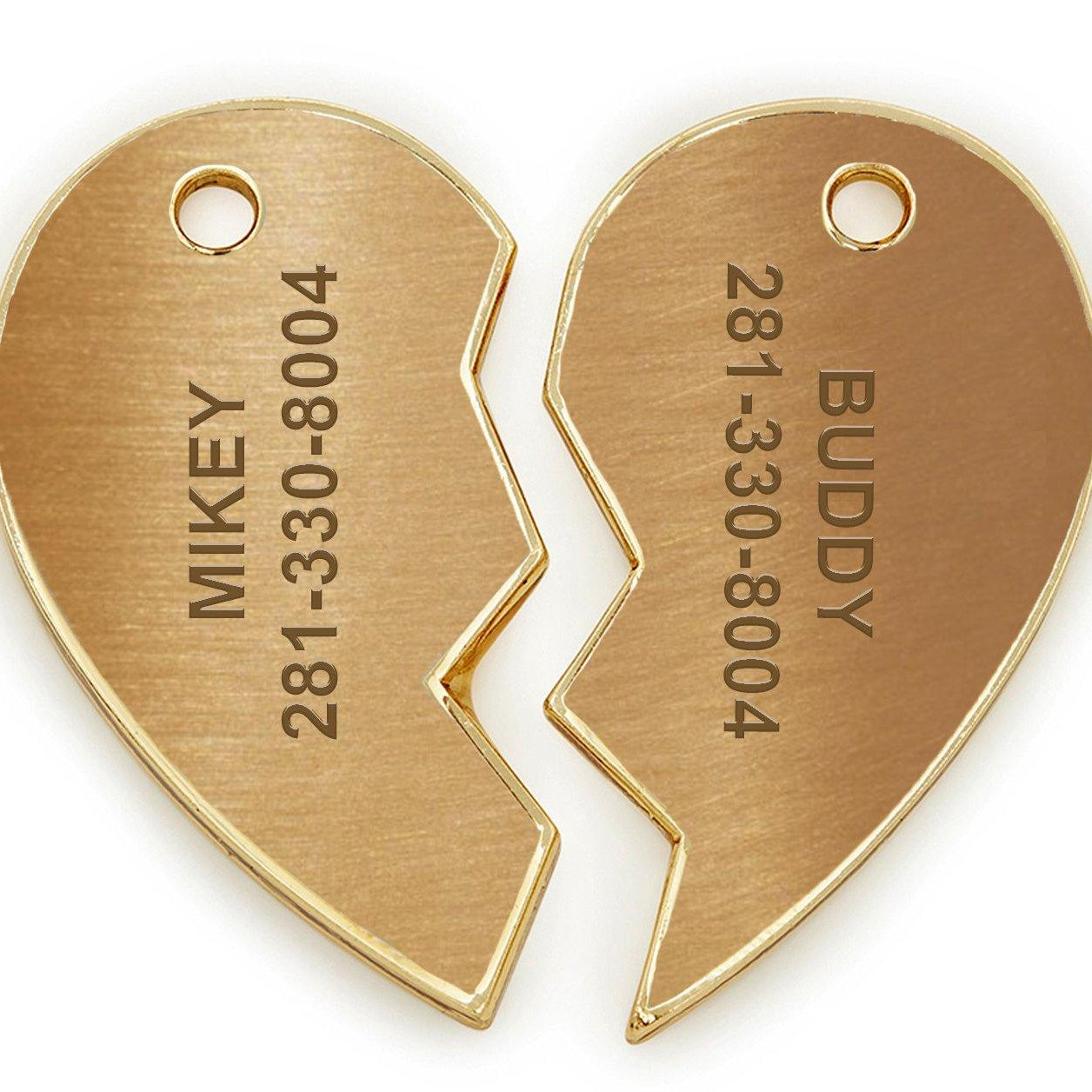BFF's Tags Pink (set of 2) - Rocky & Maggie's Pet Boutique and Salon