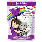 Booya! Beef and Chicken Dinner for Cats, 2.8 oz - Rocky & Maggie's Pet Boutique and Salon