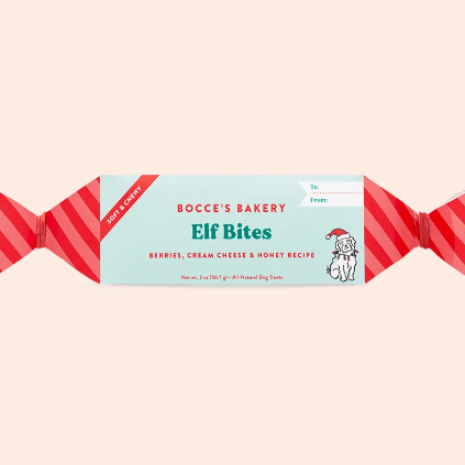 Bocce's Elf Bites Soft & Chewy Dog Treat Cracker - Rocky & Maggie's Pet Boutique and Salon