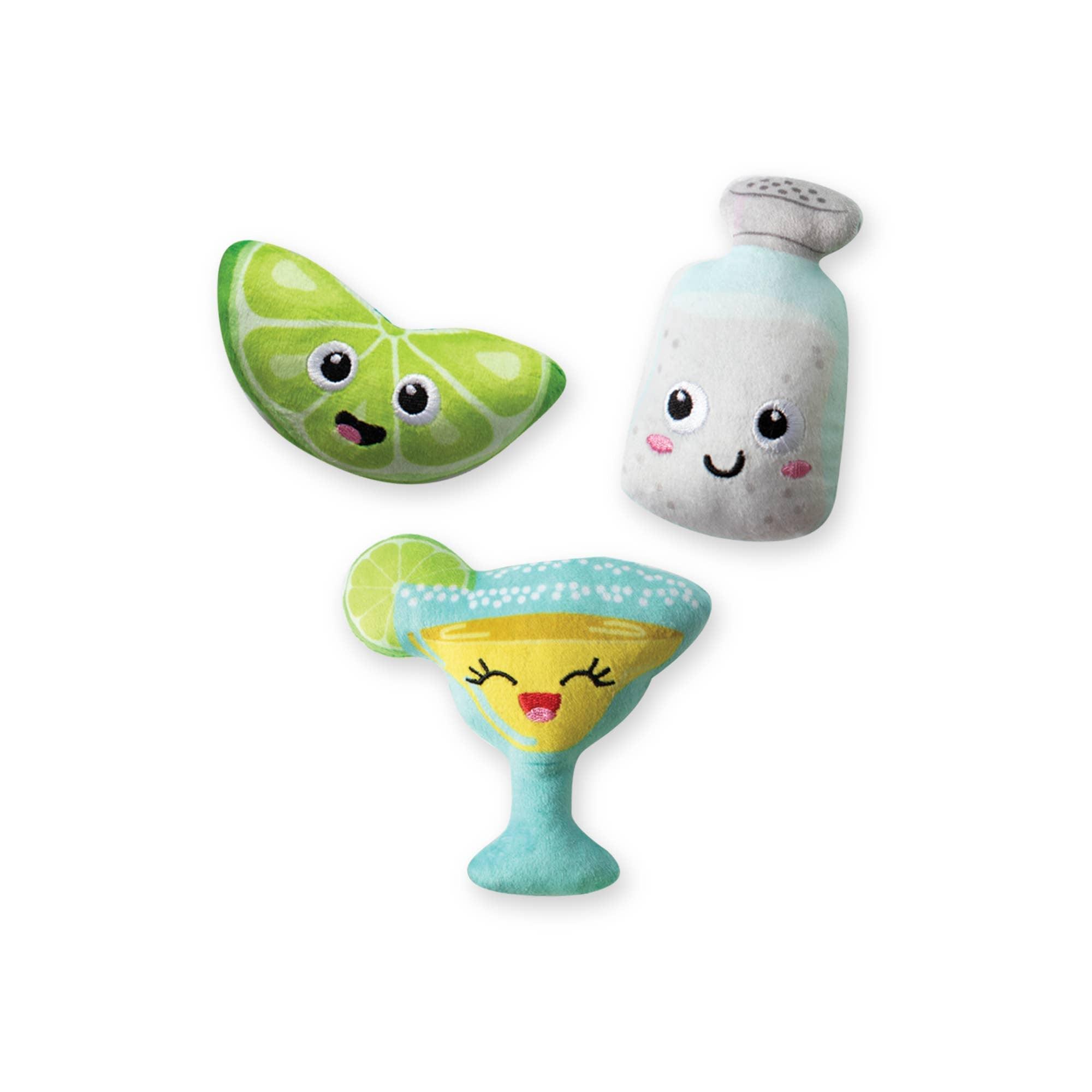 ON MARGARITA TIME 3 PIECE DOG TOY SET - Rocky & Maggie's Pet Boutique and Salon