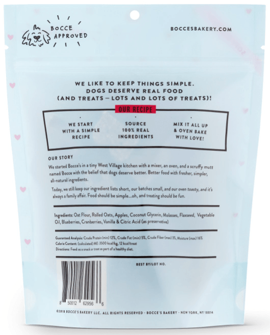 Bocce's Candy Hearts Soft & Chewy Dog Treats, 6oz - Rocky & Maggie's Pet Boutique and Salon