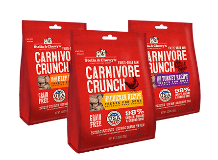 Stella & Chewy's Carnivore Crunch Freeze-Dried Raw Dog Treats