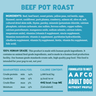 A Pup Above Beef Pot Roast Dog Food, 2 lb - Rocky & Maggie's Pet Boutique and Salon