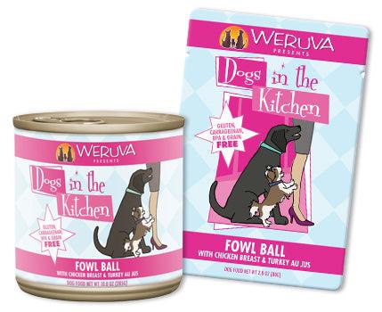 Dogs In The Kitchen Fowl Ball Grain-Free Dog Food - Rocky & Maggie's Pet Boutique and Salon