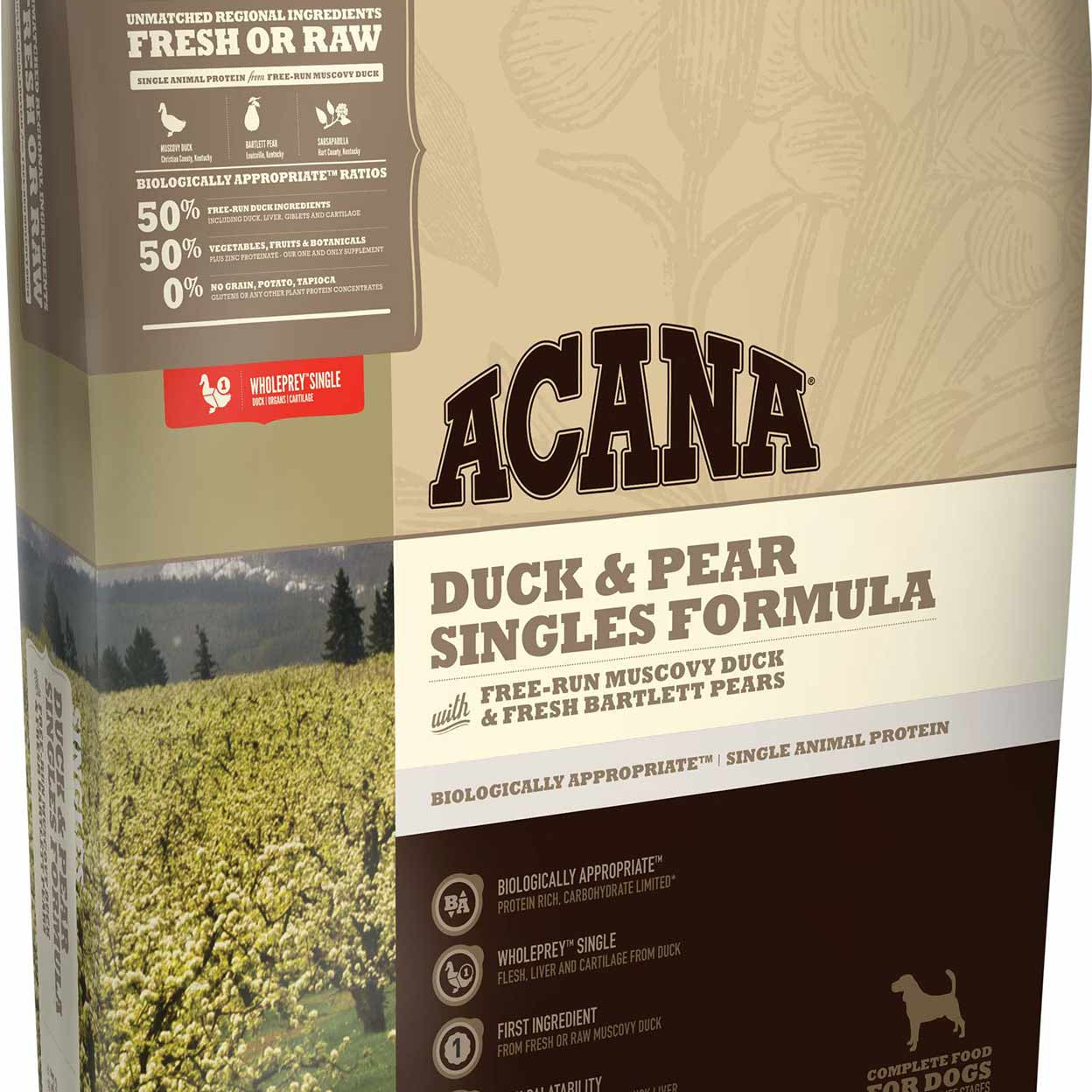 Acana Duck & Pear Singles Dog Food - Rocky & Maggie's Pet Boutique and Salon