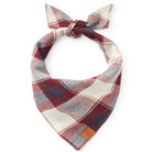 Merlot Plaid Flannel Dog Bandana - Rocky & Maggie's Pet Boutique and Salon