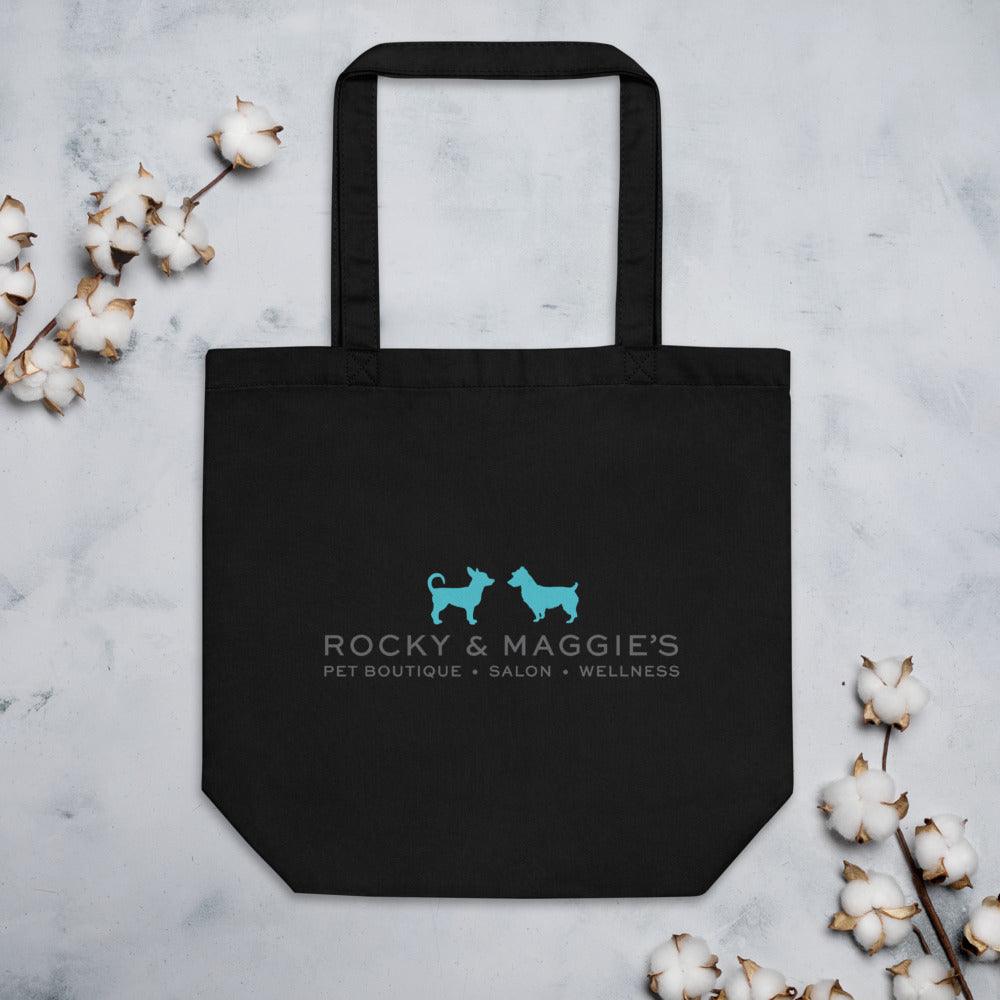 Eco-friendly Tote Bag with Embroidered Rocky and Maggie's Logo - Rocky & Maggie's Pet Boutique and Salon